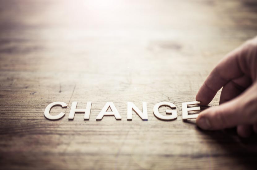 Change – yes, it always comes unasked for